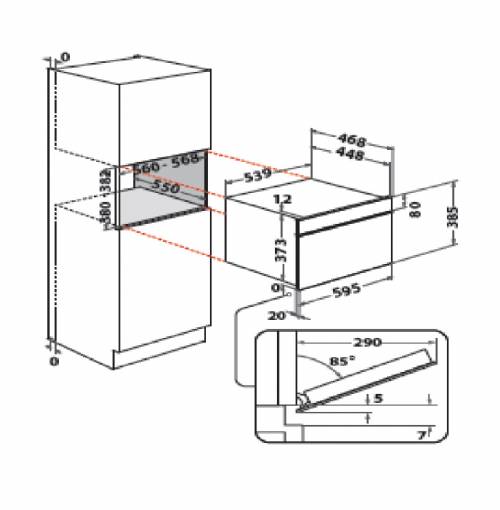 Whirlpool WMD4I4MX microonde