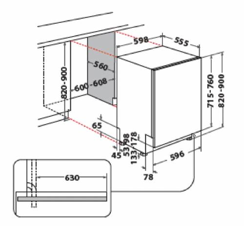 Whirlpool WH7IA15AM6L0 lavastoviglie