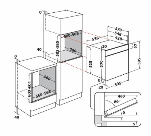 Hotpoint HAO 458H X forno