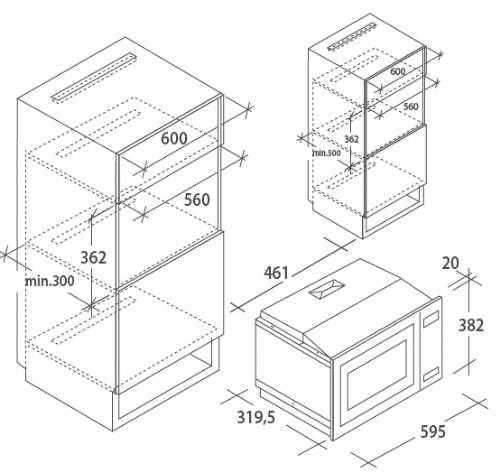 Candy MIG1730MXIT microonde