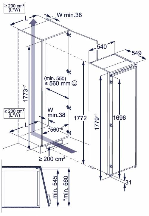 Electrolux KRD6DE18S4 frigorifero