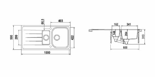 Schock LITD150A16N LITHOS D150 lavello