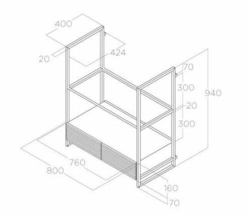 Elica OPEN SUITE BL/F/80 PRF0166703 cappa a parete