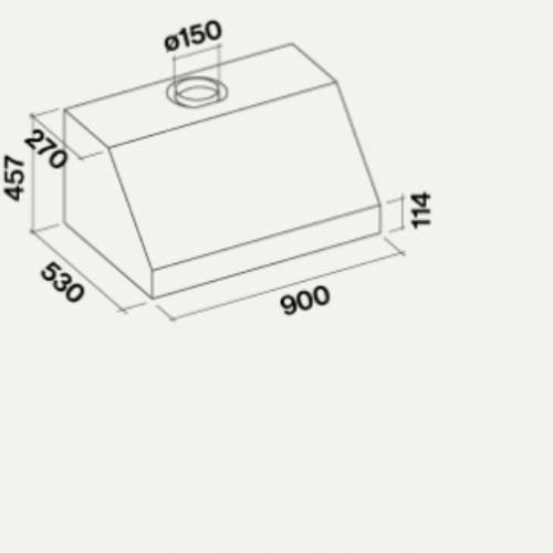 Falmec ZEUS PRO cappa a parete 90 cm