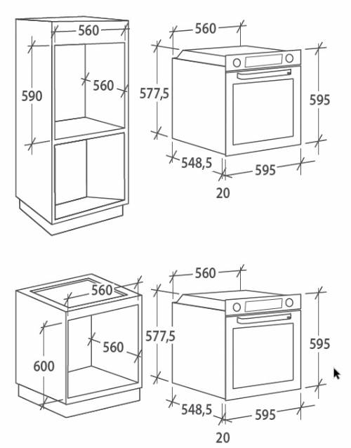 Candy FIDC X602IT forno