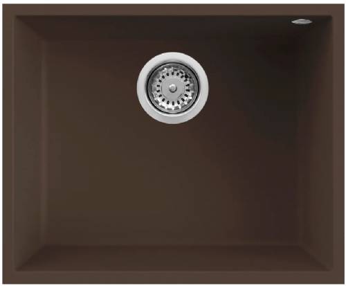 Elleci LGQ10578BSO Lavello serie QUADRA 105 SOTTOTOP colore 78 espresso.