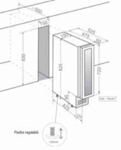 PANDO PVZB159XL CANTINE VINI INCASSO