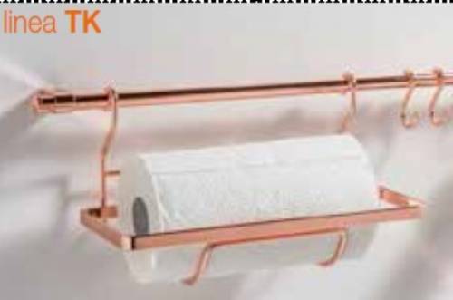 Portarotolo ORO ROSA   Misure (LxPxH) 32x16x18 cm