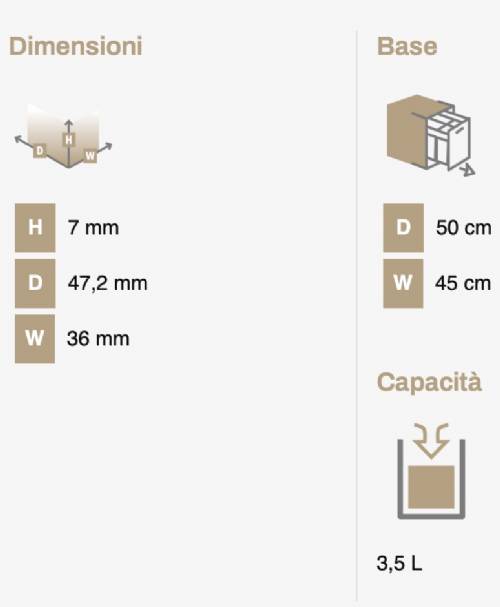 Elletipi I500X045 Porta stoviglie