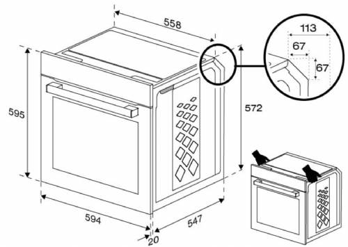 Beko BBIM12300XD Forno