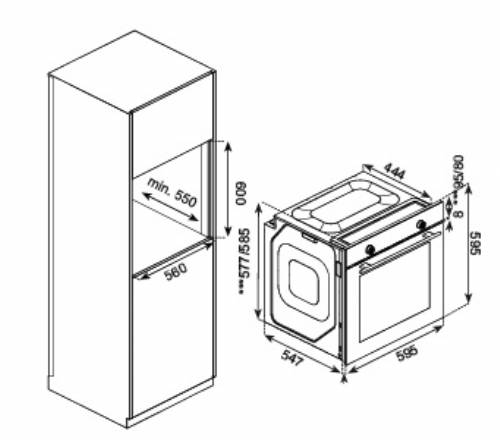 Cromberg HFF6614GB Forno multifunzione nero da 60 cm