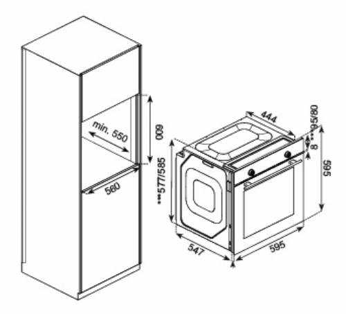 Cromberg HFF6690GB forno multifunzione da 78 litri nero