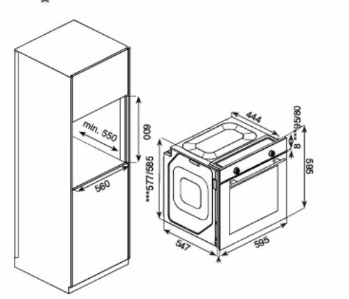 Cromberg HFF6670GB Forno multifunzione da 73 litri nero
