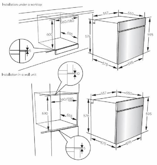 SERIE D1  FORNO 60 CM