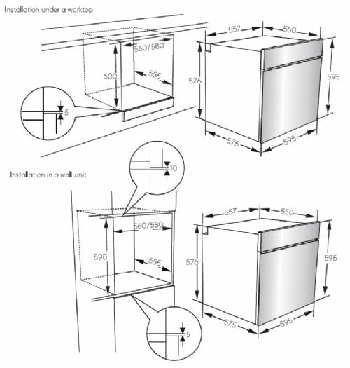 SERIE D1  FORNO 60 CM