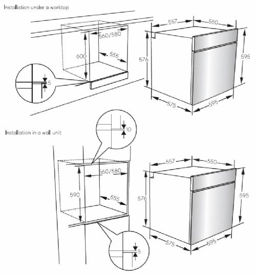 SERIE D1  FORNO 60 CM