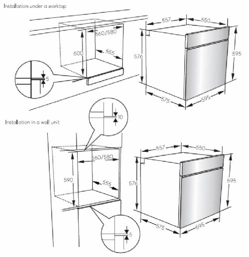 SERIE D1  FORNO 60 CM
