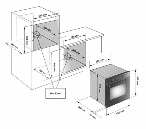 MONDIN FM61RE09ROO FORNI 60
