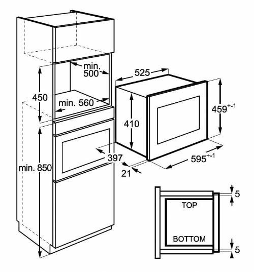 Aeg NMB6G261UB Microonde con grill