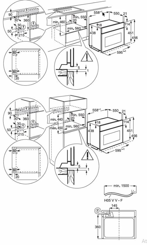 Aeg NKM5N401B Microonde Serie 5000 con Grill