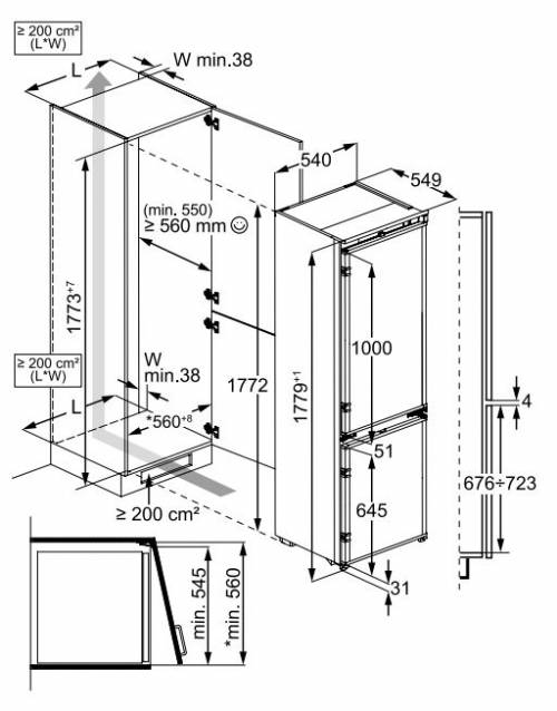 Aeg NSC8M181DS Frigorifero