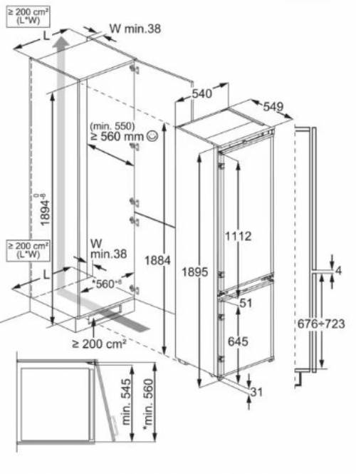 AEG NSC8M191DS FRIGORIFERI
