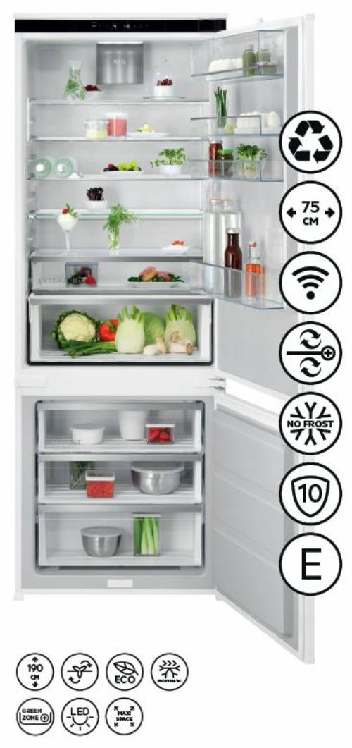 Frigocongelatore combinato Serie 7000 MaxiSpace TwinTech® Total No Frost Plus