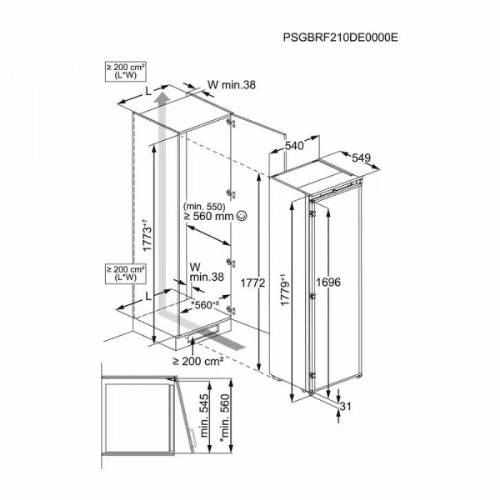 Aeg NSF6D181DS Frigorifero