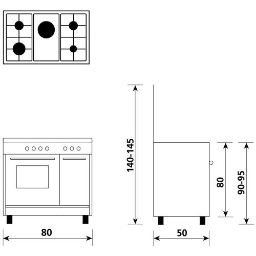 Glem Gas AR856EX cucina