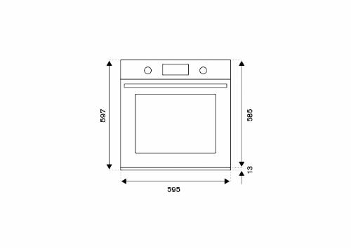 Bertazzoni F609PROESN forno
