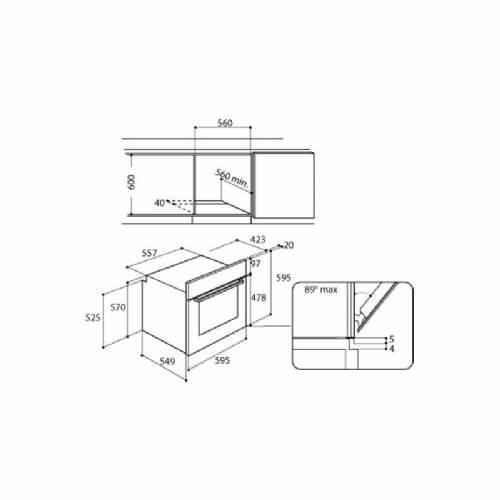 Indesit IFW 4534 H WH forno