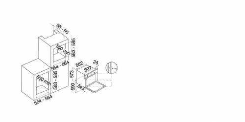 Schock SFP98IX Primus F609 forno