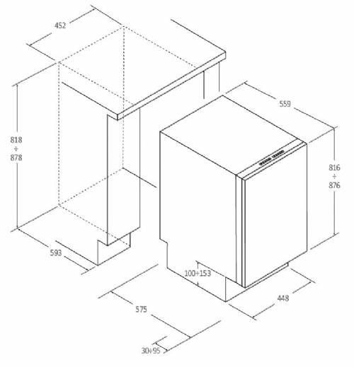 Hoover HI1C5SB1FS lavasstoviglie