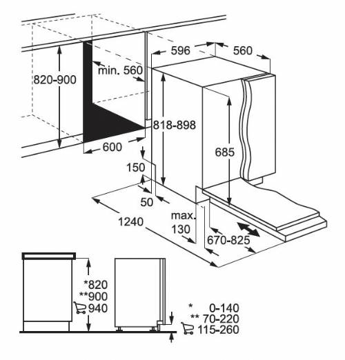 AEG FSK77708P lavastoviglie
