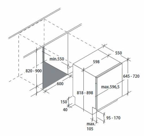 HOOVER HDIN4D620PB/E LAVASTOVIGLIE