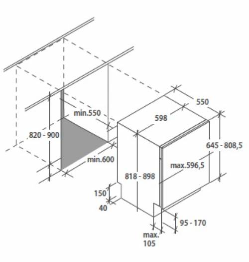 Hoover HS5C4F0PTS lavastoviglie