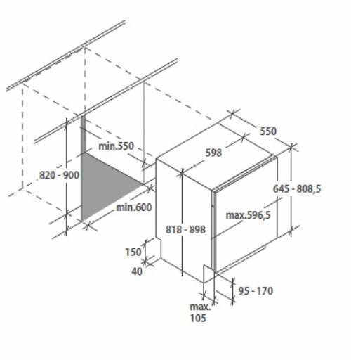 Hoover HS3C7L0S lavastoviglie