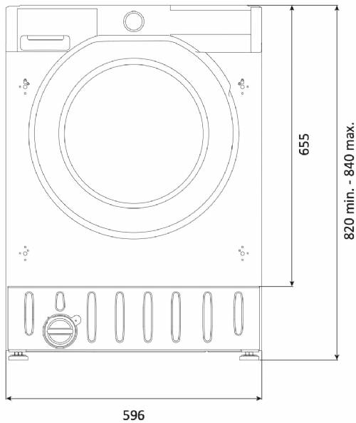 Hoover BH4S69M6DB9J Lavatrice