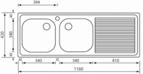 CM 011017SCSSX AURORA lavello