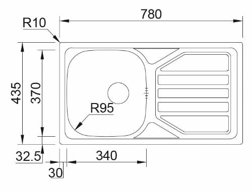 RODI G06F5DC1F321A8 LAVELLI INOX