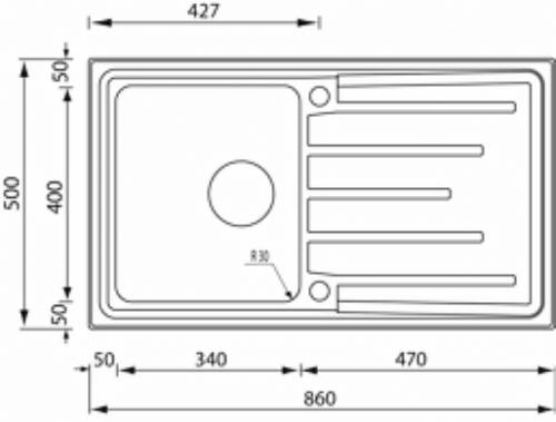 CM 015103RCSSP BRANDO lavello