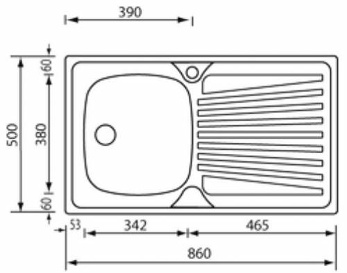 CM 011503SCSSX lavello