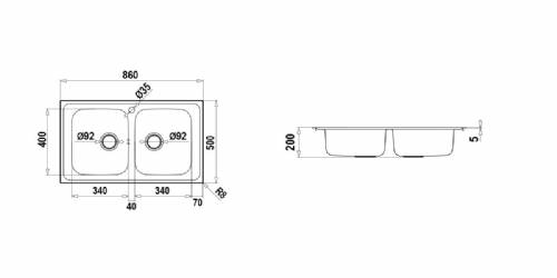 Schock MASTN200 MASTER N200 lavello