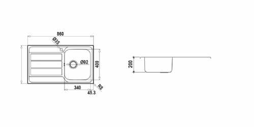 Schock MASTD100SX MASTER D100 SX lavello