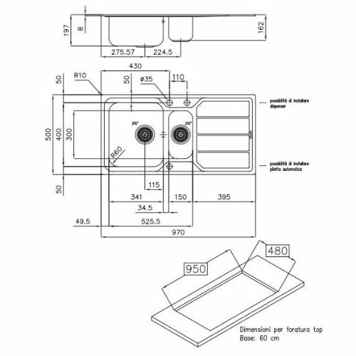Foster 5197 061 lavello
