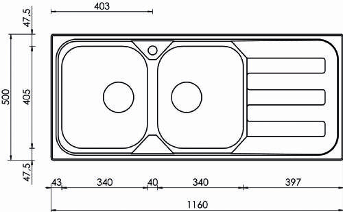 CM 015847SCSSX GHIBLI lavello