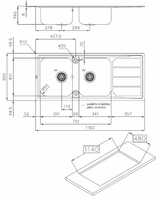 Foster 5812 062 lavello