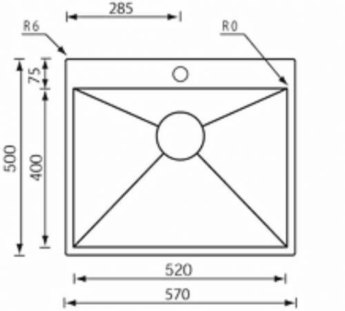 CM 012938XCSSP FILOQUADRA lavello