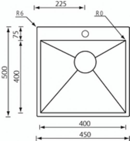CM 012931XCSSP FILOQUADRA lavello