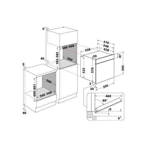 Whirlpool OMSR58RU0SX forno